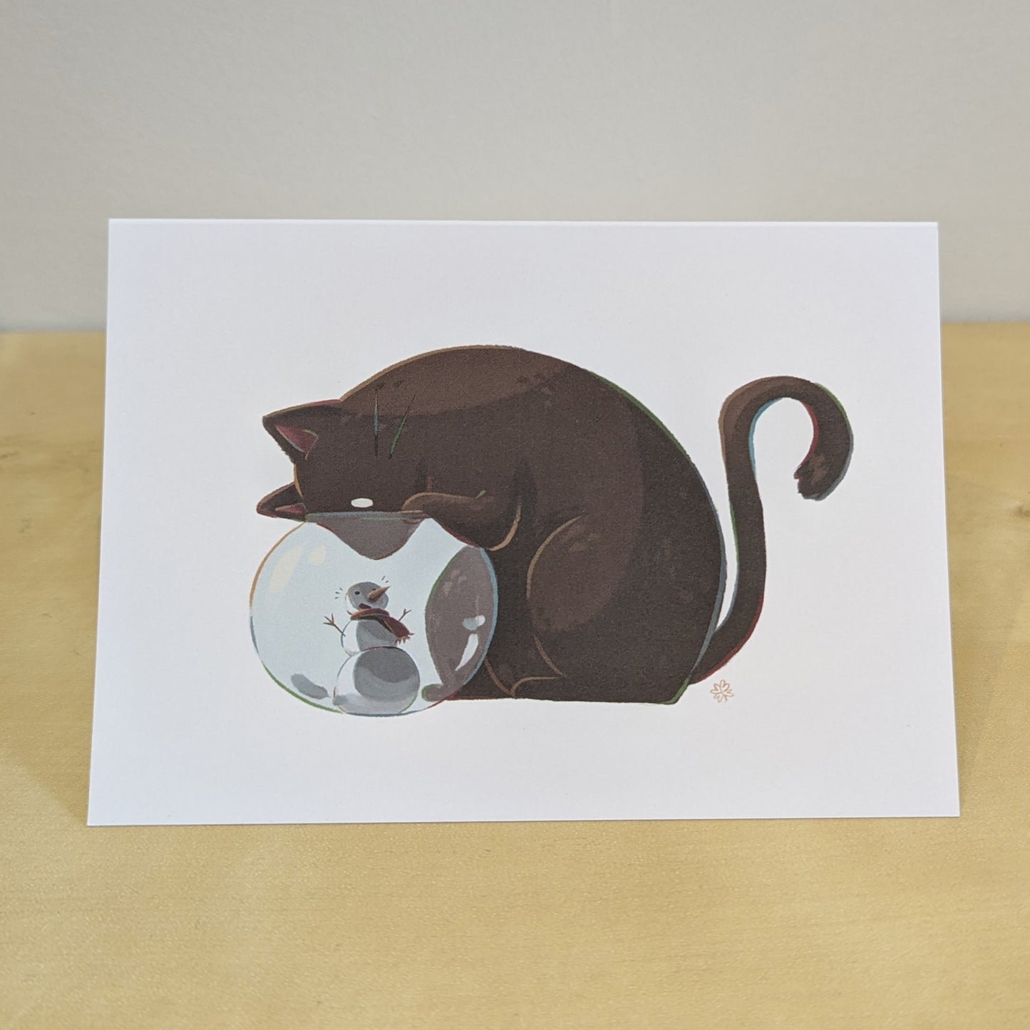 Christmas Punch Bowl - Feline Friends - Holiday Card