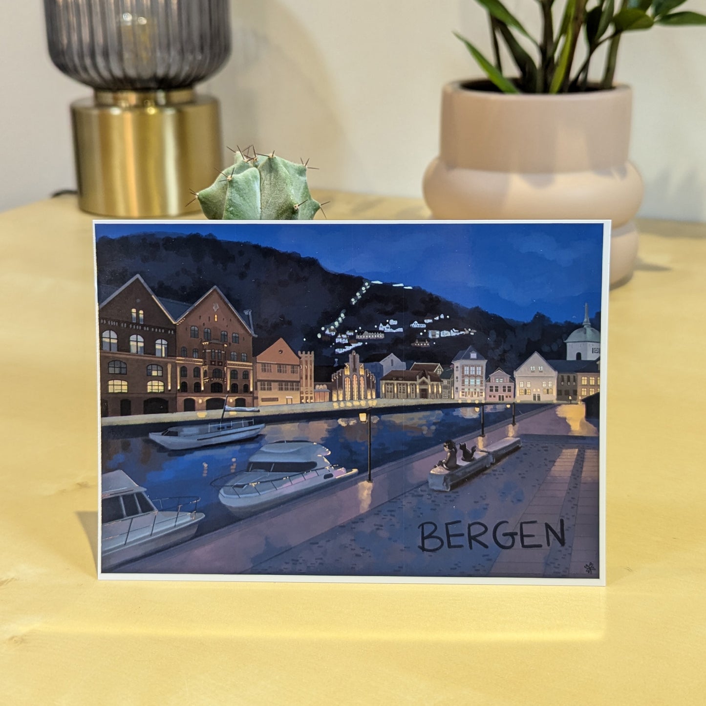 Bergen, Norway - Witch Series - Postcard